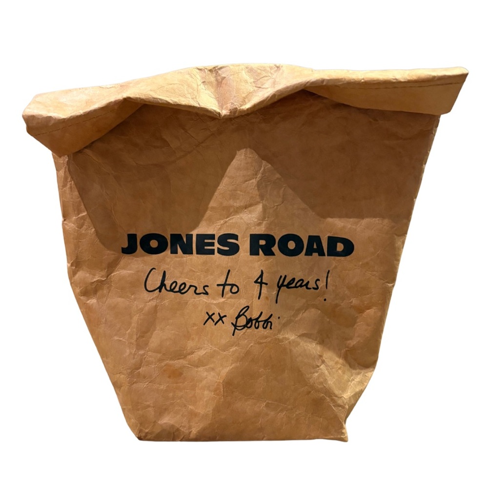 Limited edition Jones Road Tyvek bag from the Bobbi Kit 4.0 (2024)